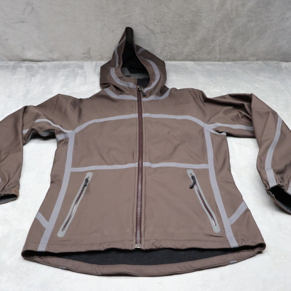 Outdoor Research Jacket Womens Medium Brown Mithril Stormshell Wind Rain Hiking